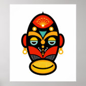 Rasta Mask Poster (Vorne)