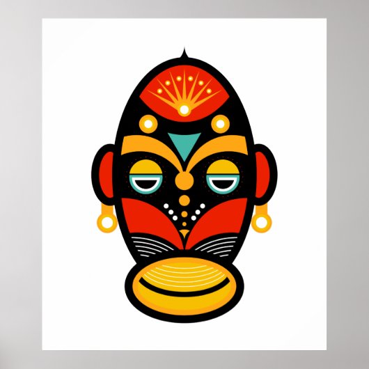 Rasta Mask Poster (Vorne)