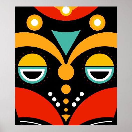 Rasta Mask Poster (Vorne)