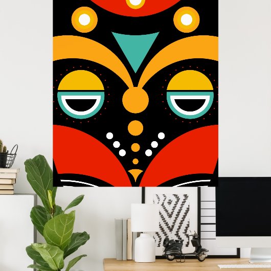 Rasta Mask Poster (Heimbüro)