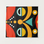 Rasta Mask Wandteppich (Vorderseite (Horizontal))