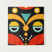 Rasta Mask Wandteppich (Vorderseite)