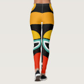 Rasta-Maske Leggings (Rückseite)