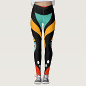 Rasta-Maske Leggings (Vorderseite)