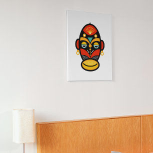 Rasta-Maske Leinwanddruck