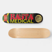 RASTA MEDICAL Skateboard, 7¾ Zoll Deck Skateboard (Horizontal)