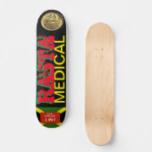 RASTA MEDICAL Skateboard, 7¾ Zoll Deck Skateboard (Vorderseite)