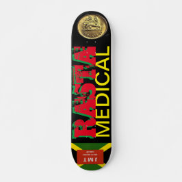 RASTA MEDICAL Skateboard, 7¾ Zoll Deck Skateboard