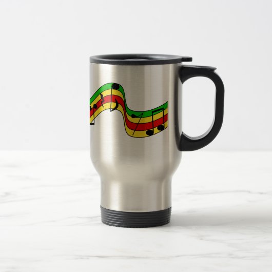 Rasta Musik-Personal Reisebecher (Rechts)