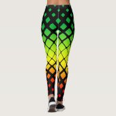 Rasta-Muster Leggings (Rückseite)