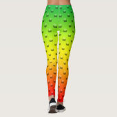 Rasta-Muster Leggings (Rückseite)