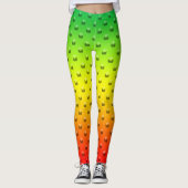Rasta-Muster Leggings (Vorderseite)