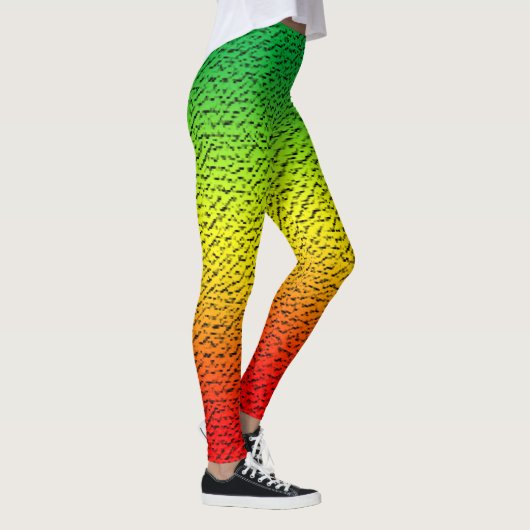 Rasta-Muster Leggings (Rechts)