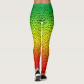 Rasta-Muster Leggings (Rückseite)