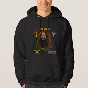 Rasta Obama für Präsidenten Hoodie