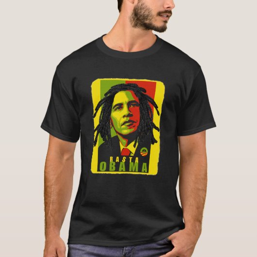 Rasta Obama T-Shirt (Vorderseite)