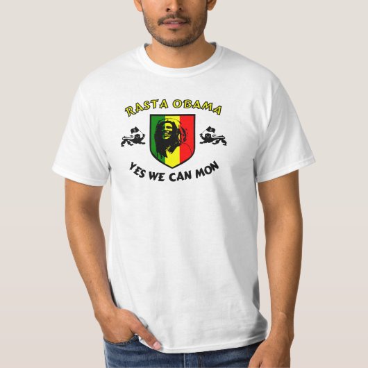Rasta Obama T-Shirt (Vorderseite)