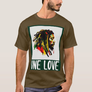 Rasta One Liebe Reggae Rastafari Jamaica T-Shirt