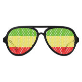 Rasta Partybrille (Vorderseite)