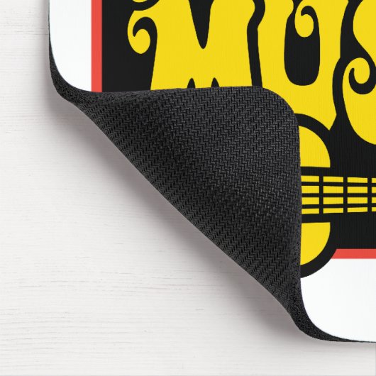 Rasta Peace-Liebe-Music Mousepad (Ecke)