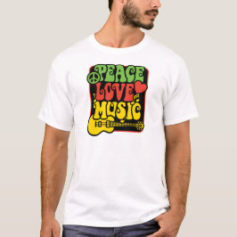 Rasta PEACE-LIEBE-MUSIC T-Shirt