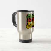 Rasta PEACE-LOVE-MUSIC Reisebecher (Vorderseite Links)