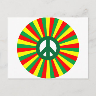 Rasta Peace Postkarte