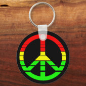Rasta Peace Schlüsselanhänger (Vorderseite)