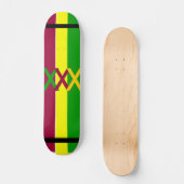 Rasta Plattform Skateboard (Vorderseite)