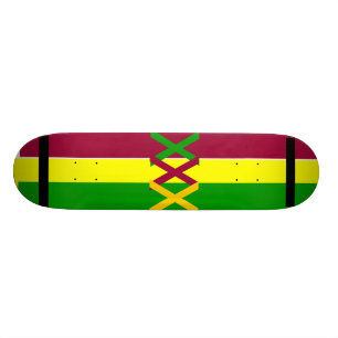 Rasta Plattform Skateboard
