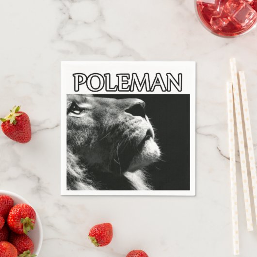 Rasta Poleman Party Serviette (Beispiel)