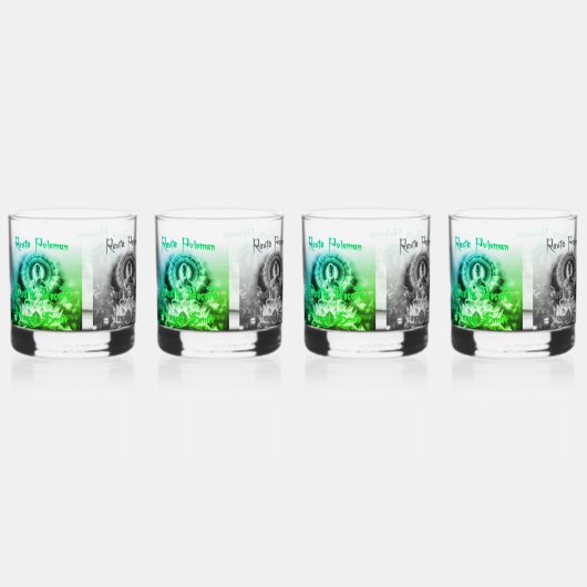 Rasta Poleman Sound Whiskyglas (Vorderseite)