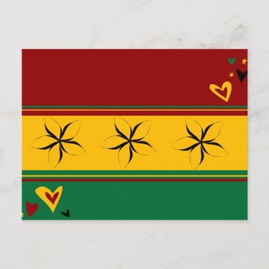 Rasta Postcard Postkarte (Vorderseite)