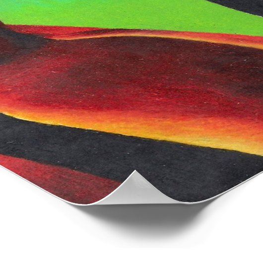 Rasta Poster (Ecke)