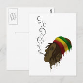 Rasta Postkarte (Vorne/Hinten)