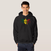 Rasta-Rasta der Jungfrau in den USA, Rot-Gelb-Grün Hoodie (Vorne ganz)