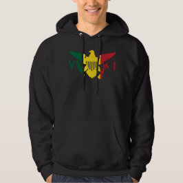 Rasta-Rasta der Jungfrau in den USA, Rot-Gelb-Grün Hoodie