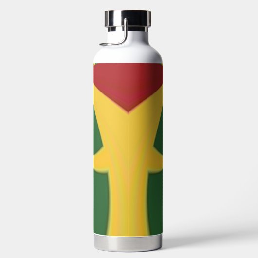 Rasta Red Golden Green Coffee Time von Jamaika Trinkflasche (Rechts)