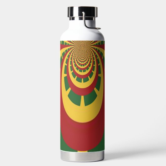Rasta Red Golden Green Coffee Time von Jamaika Trinkflasche (links)