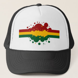 Rasta Regenbogen-Hut Truckerkappe