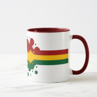 Rasta Regenbogen-Tasse