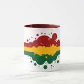 Rasta Regenbogen-Tasse Tasse (Zentrum)