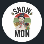 Rasta Reggae Christmas in Jamaica Reggae Lovers Runder Aufkleber<br><div class="desc">Hey Mon,  it's a Snow Mon! Enjoy a Christmas Jamaican tee. Great gift for Reggae Music Lovers. Or a great present for those to feel warm on a cold winter day.</div>