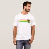 Rasta Reggae Crowned Lion T-Shirt (Vorne ganz)