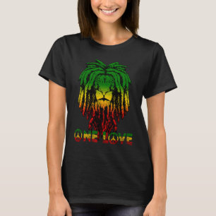 Rasta Reggae Etophian Lion of Judah Rastafari Root T-Shirt