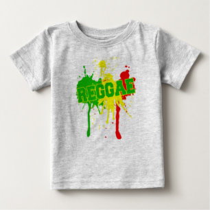 RAsta reggae graffiti flagge Baby T-shirt