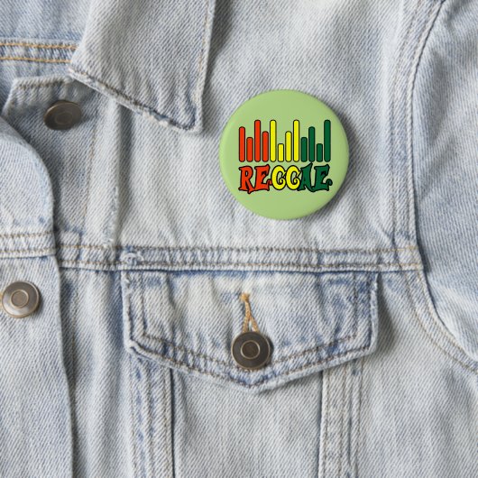 rasta Reggae-Graffitiflagge Button (Beispiel)
