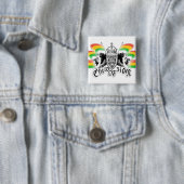 Rasta Reggae-königlicher Wappen-Knopf Button (Beispiel)