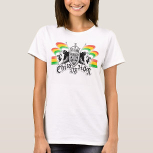 Rasta Reggae-königliches Wappen T-Shirt