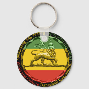 Rasta Reggae Lion Keyring Schlüsselanhänger